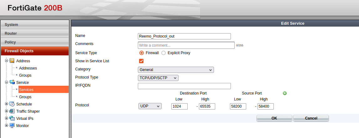 Add Reemo Protocol Out service