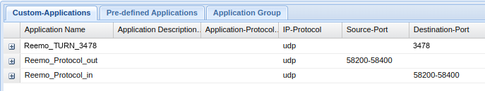 Aperçu des applications Reemo