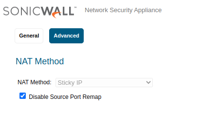 Option Disable Source Port Remap